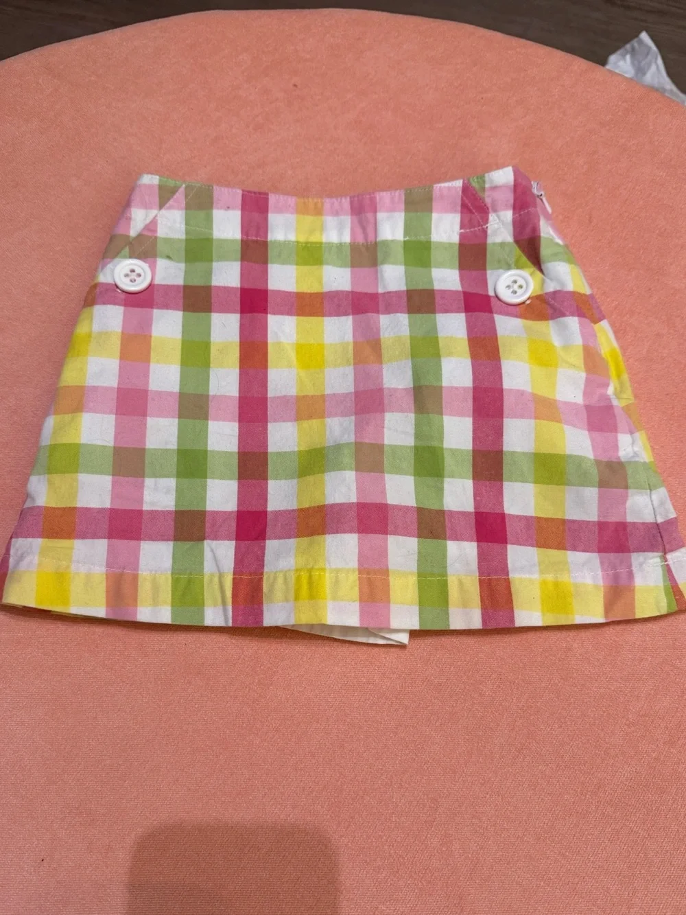 Spring rainbow spring 2008 plaid gingham skirt